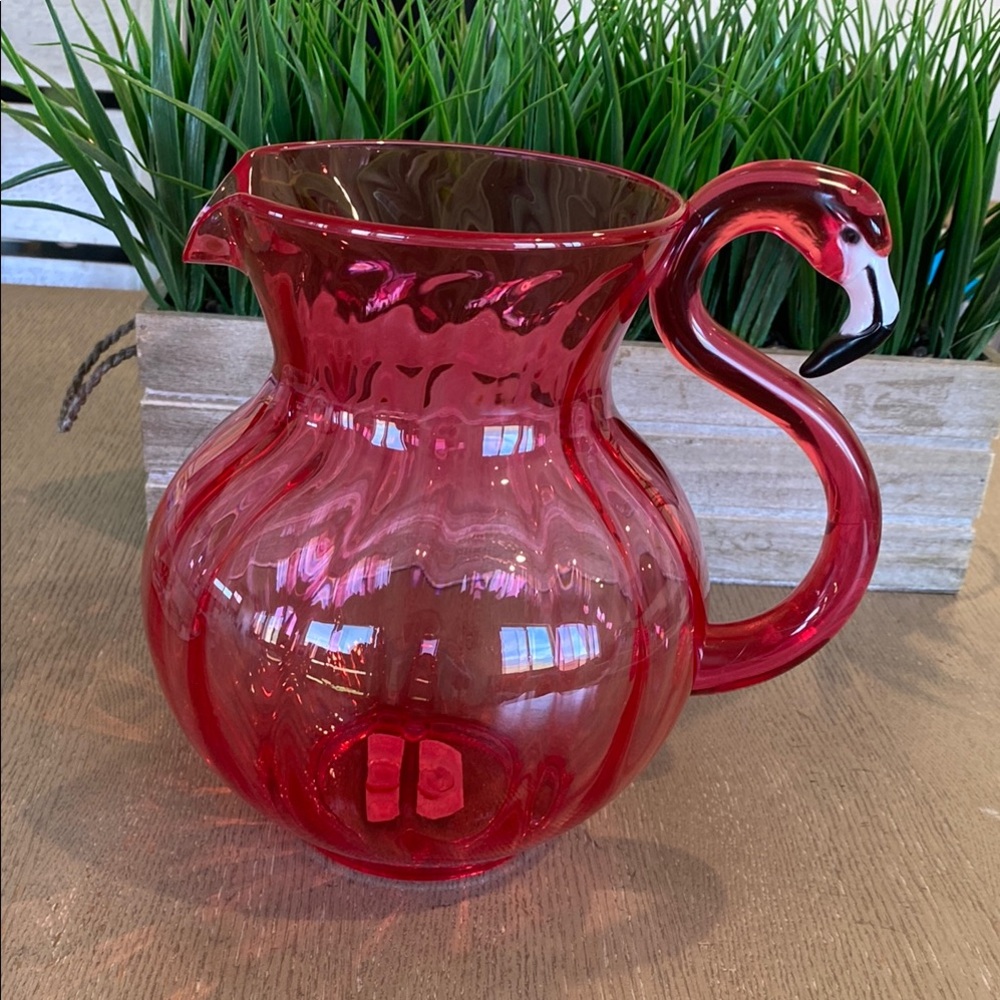 Flamingo Melamine Pitcher 🦩